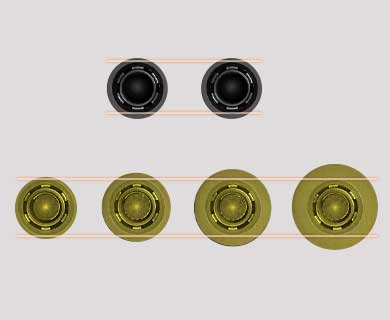 two prosthetic platforms