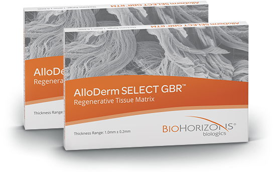 AlloDerm SELECT GBR packages