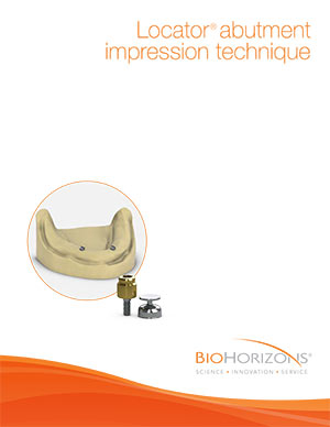 Locator abutment impression technique