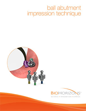 Ball abutment impression technique