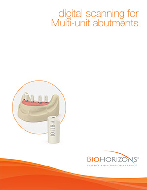 Digital scanning for Multi-unit abutments