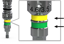 Implant Driver Color-Coding