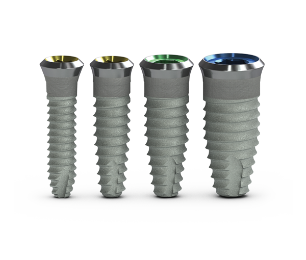 Tapered Tissue Level dental implants